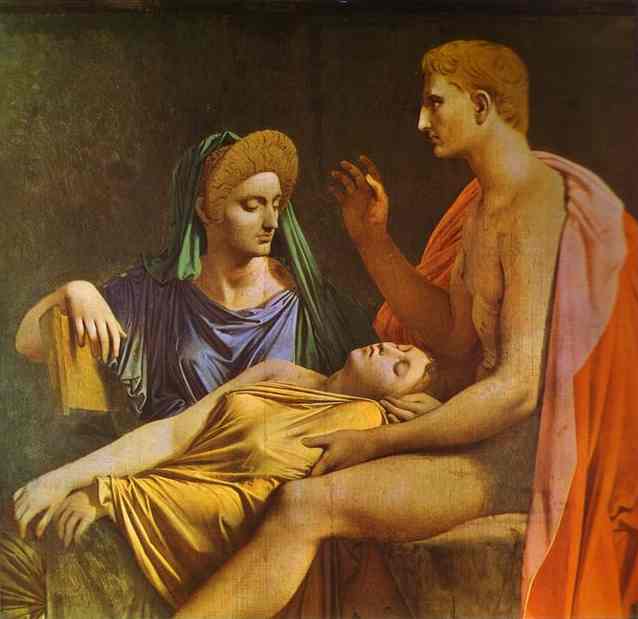 Auguste kuuntelee Eneidin lukemista - Jean-Auguste-Dominique Ingres