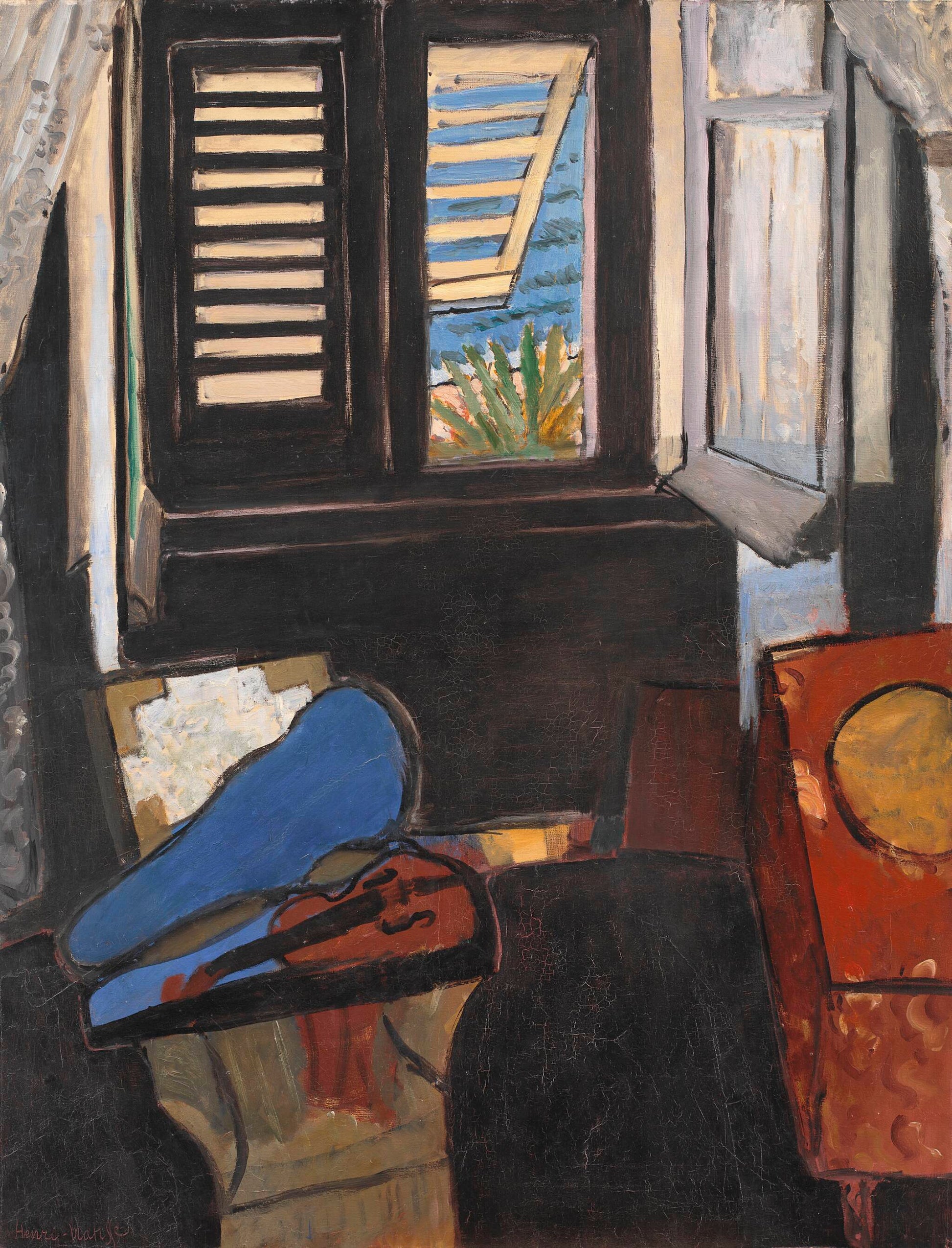 Reproduction du tableau « Intérieur au violon - Henri Matisse » par Alpha Reproduction en peinture à l’huile
