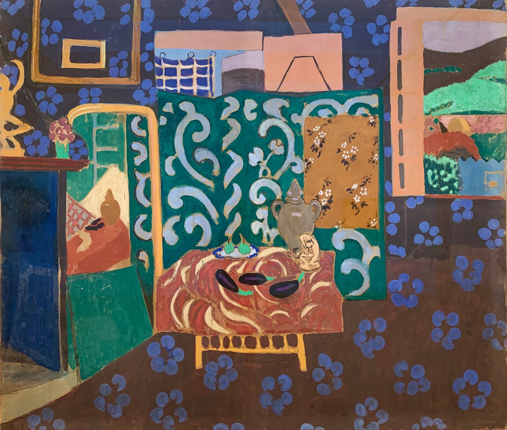 Reproduction du tableau « Intérieur aux aubergines - Henri Matisse » par Alpha Reproduction en peinture à l’huile