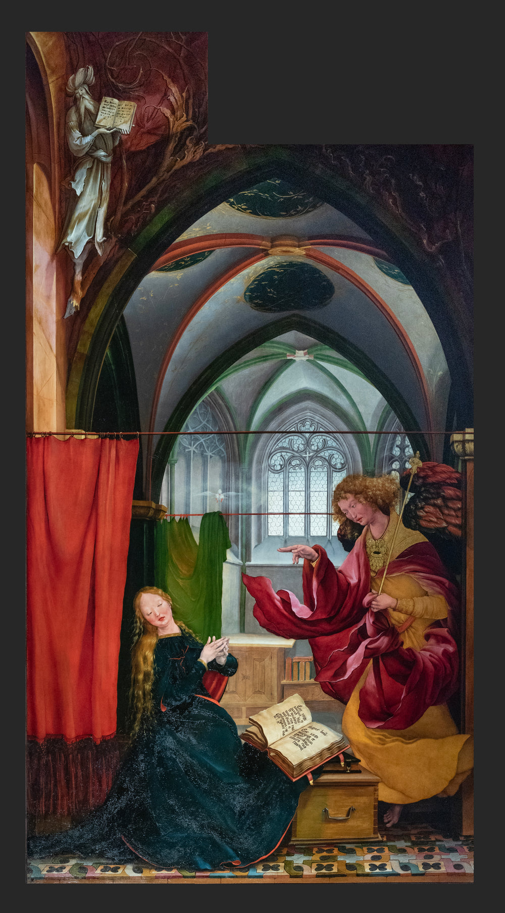 Annonciation - Matthias Grünewald - Alpha Reproduction