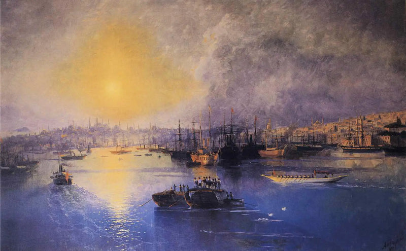 Auringonlasku Konstantinopolissa - Ivan Aïvazovski