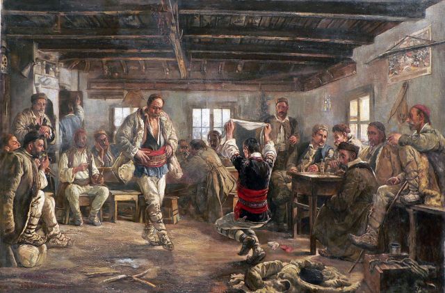 La Ratchenitsa, Ivan Mrkvička, 1894, huile sur toile