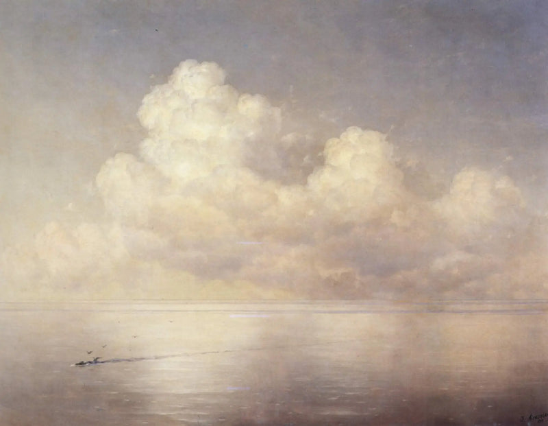 Pilvet meren päällä, rauhallinen - Ivan Aïvazovski