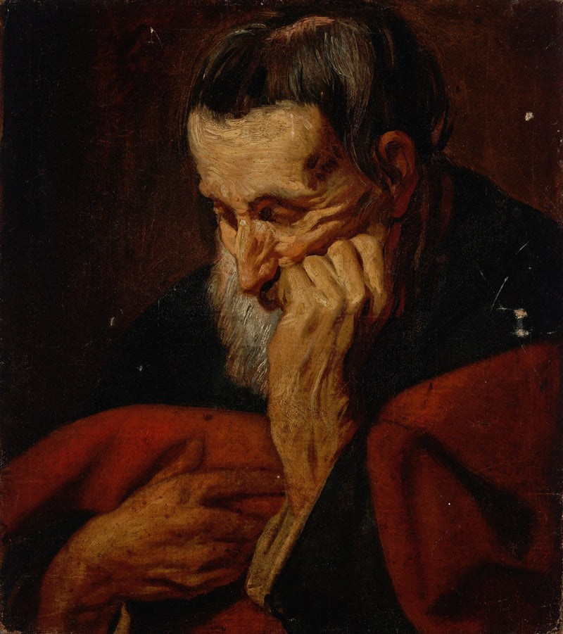 Tête d'un homme barbu, peut-être un apôtre - Jacob Jordaens1