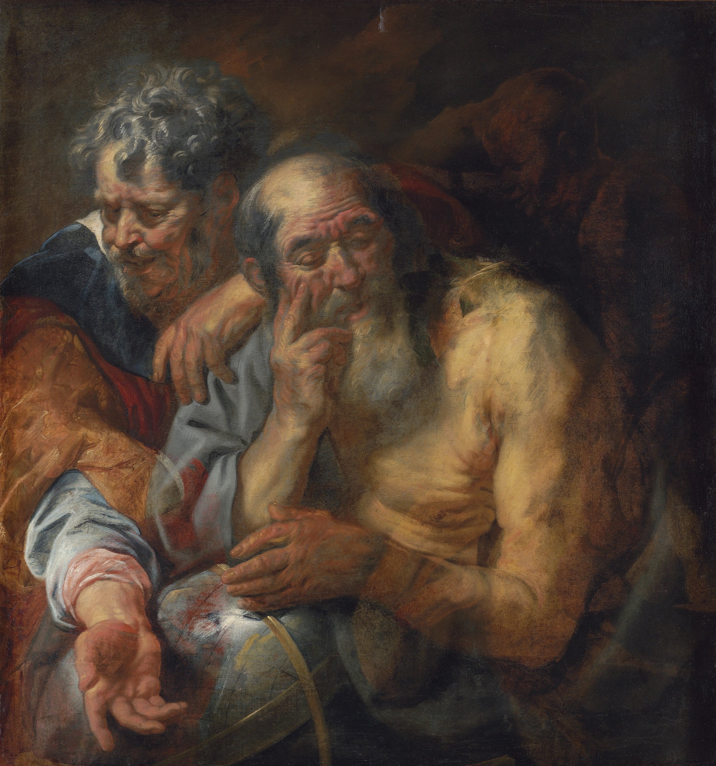 Héraclite et Démocrite - Jacob Jordaens1