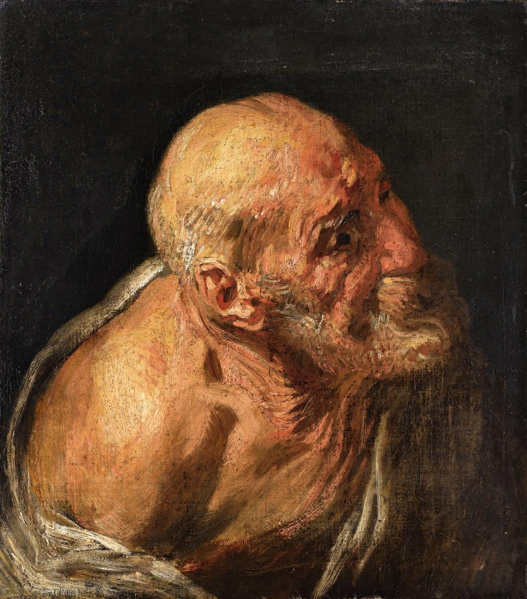 Étude d'un vieil homme - Jacob Jordaens