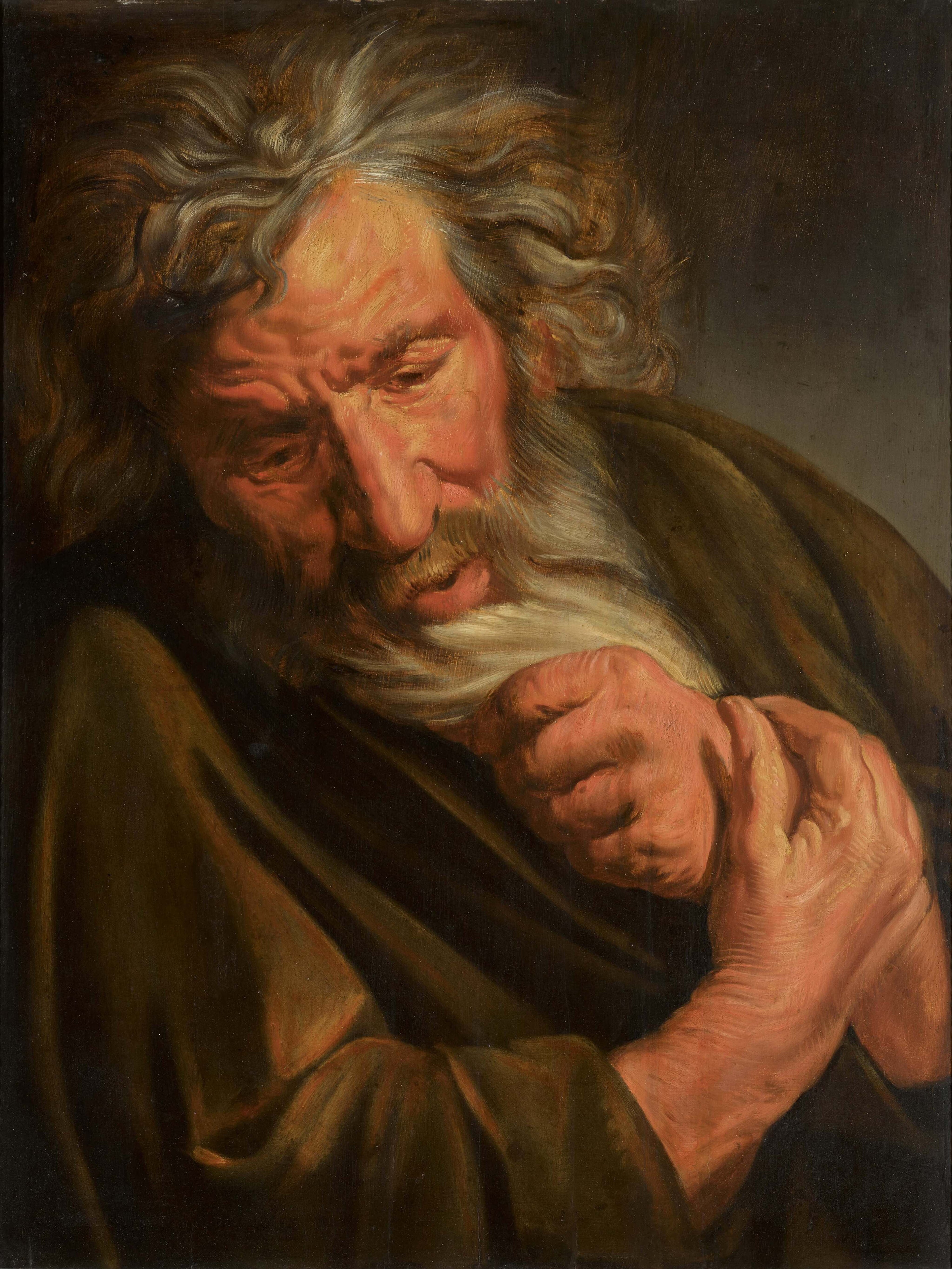 Étude de la tête d'un vieil homme - Jacob Jordaens1