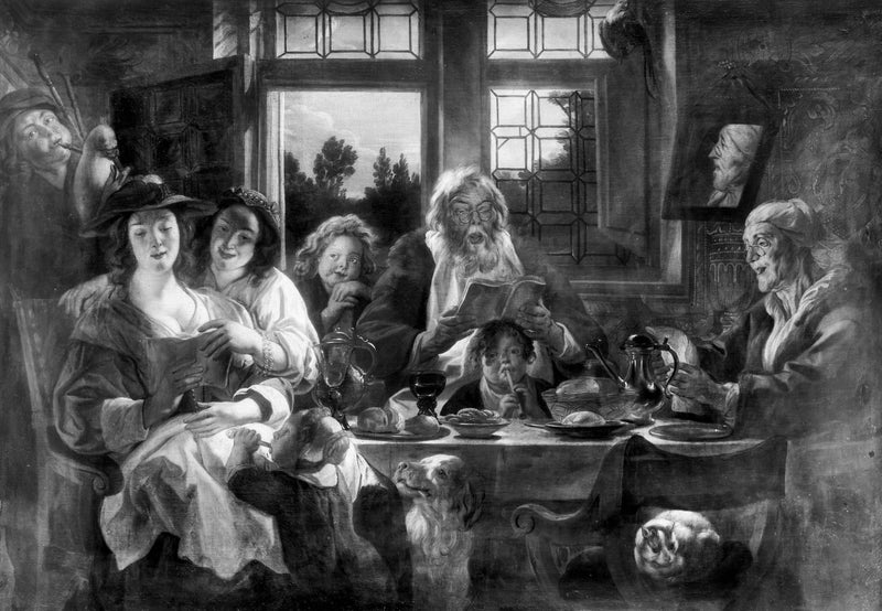Compagnie amusante - Jacob Jordaens