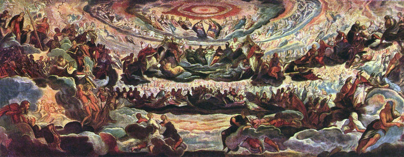 Neitsyt Marian kruunaus - Jacopo Tintoretto