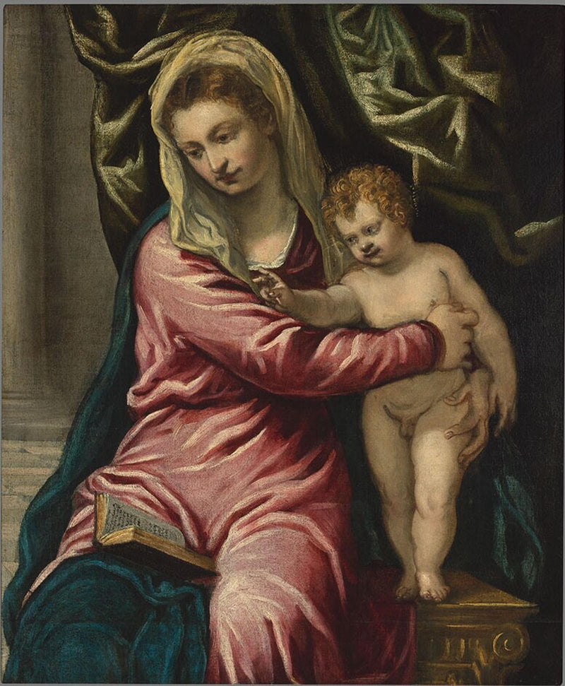 Neitsyt ja lapsi - Jacopo Tintoretto