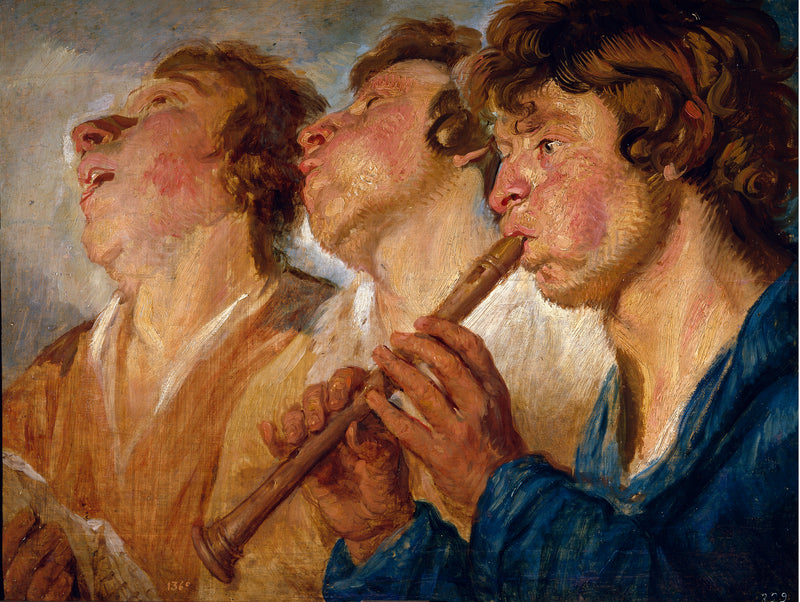 Trois Musiciens ambulants - Jacob Jordaens1