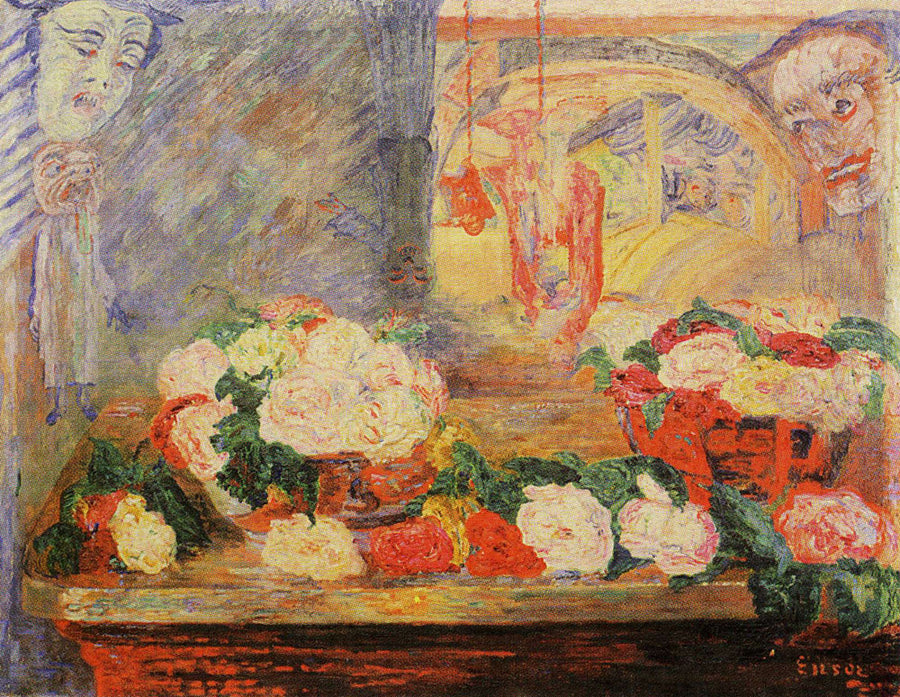 Roses and Masks - James Ensor