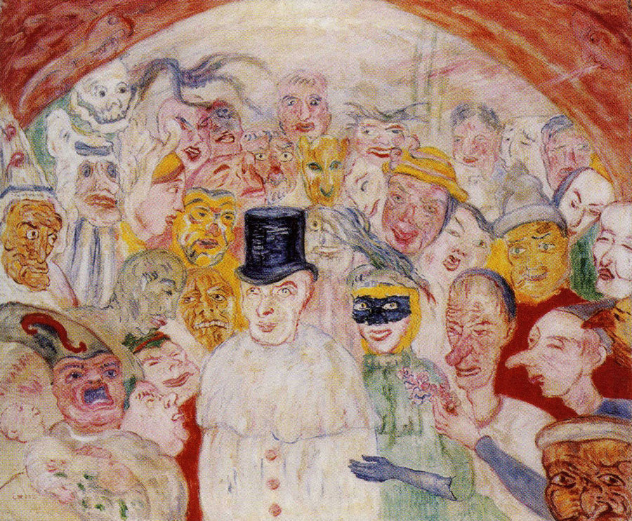 The Puzzled Masks - James Ensor