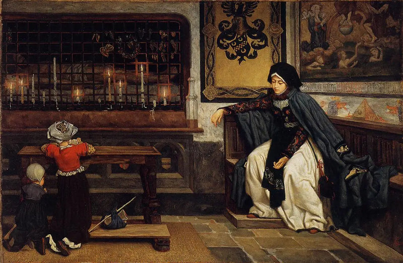 Marguerite kirkossa - James Tissot