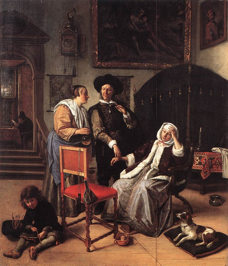 La visite du médecin - Jan Steen