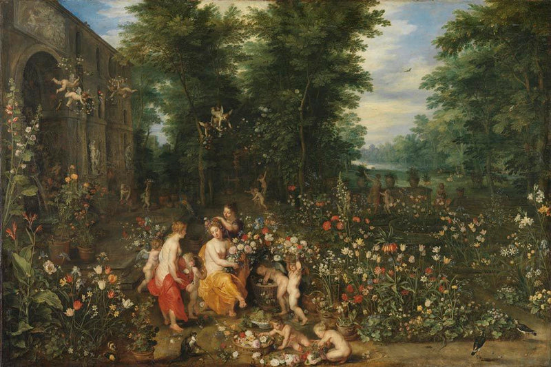Flora dans le jardin fleuri - Jan Brueghel l'Ancien