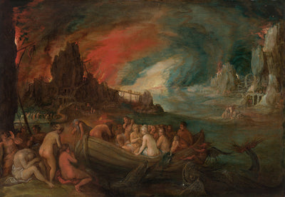 Charon faisant traverser les âmes le Styx - Jan Brueghel le Jeune