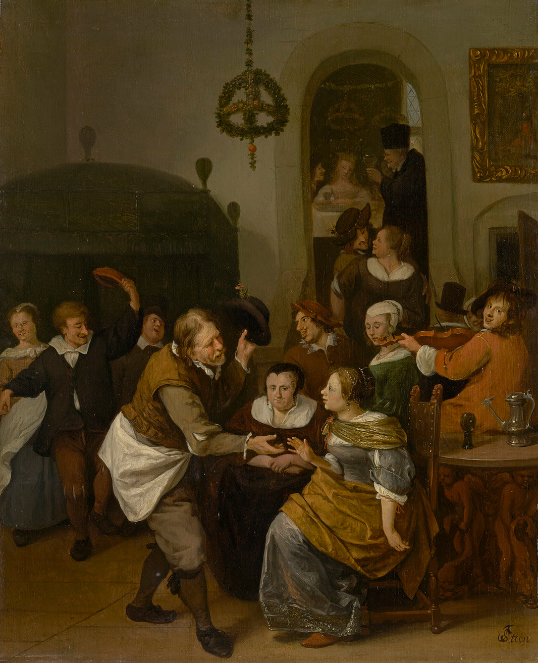 Le cortège nuptial - Jan Steen