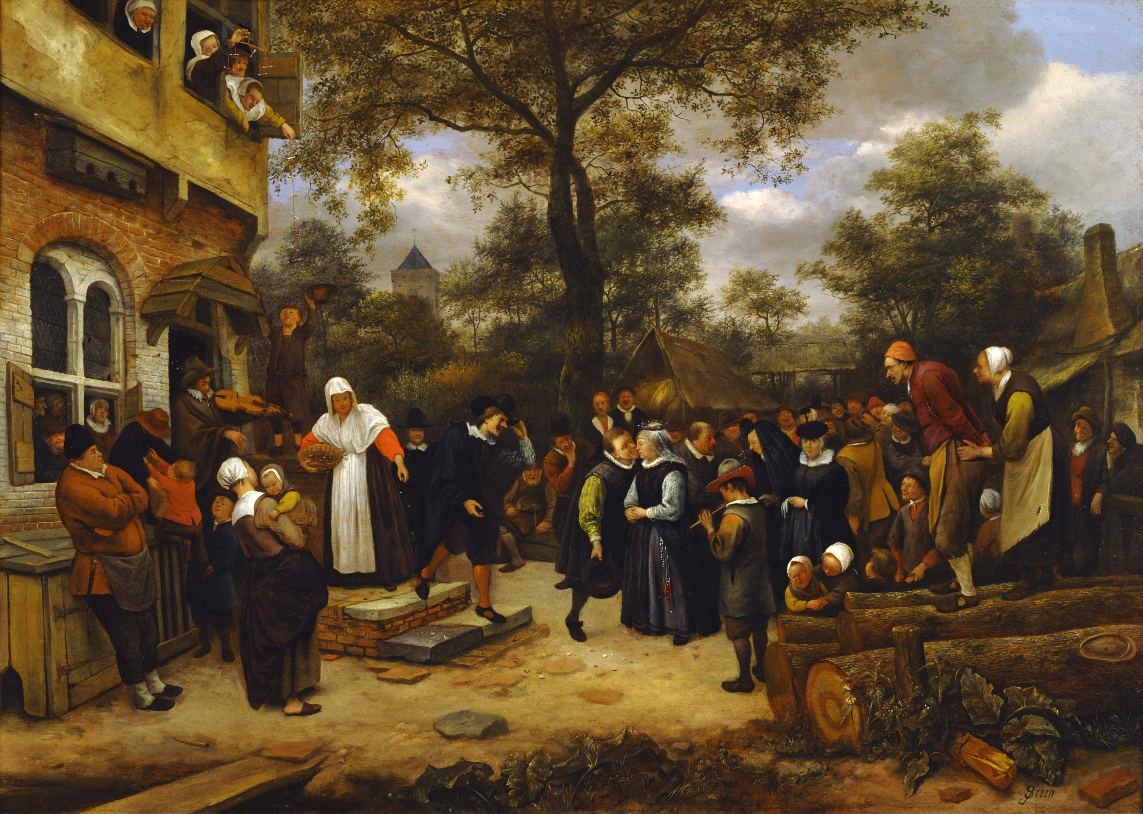 Mariage au village - Jan Steen