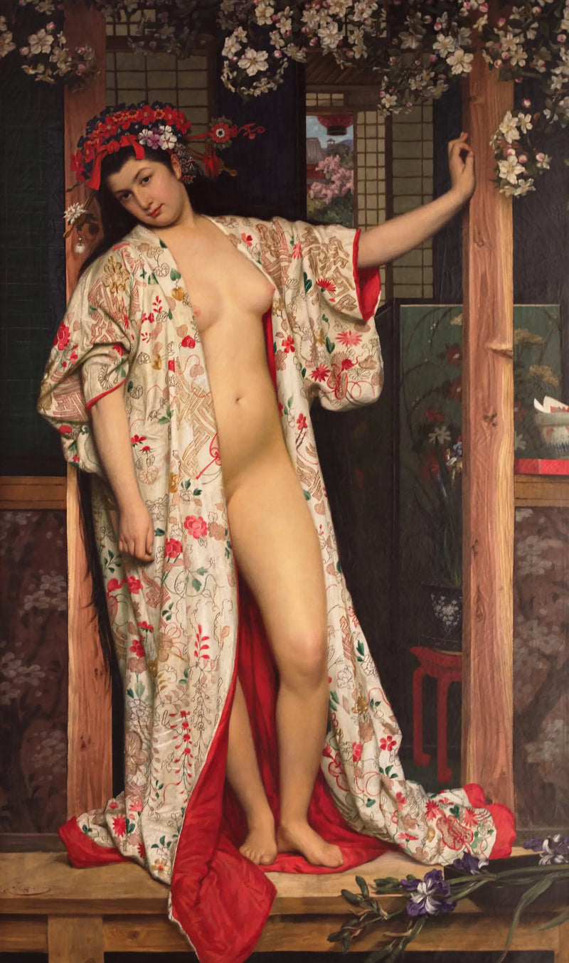 Japanilainen kylvyssä - James Tissot