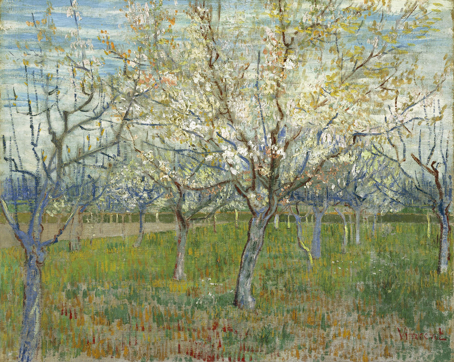 🌸 Kukassa oleva hedelmäpuutarha – Vincent van Gogh (1888)