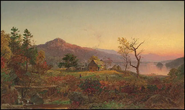 Maison du pêcheur, Greenwood-järvi - Jasper Francis Cropsey