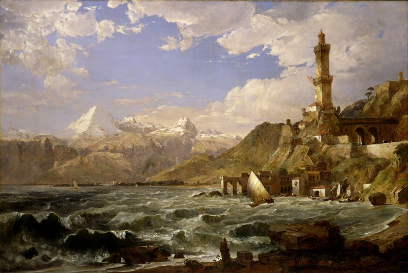 Gênes'n ranta - Jasper Francis Cropsey