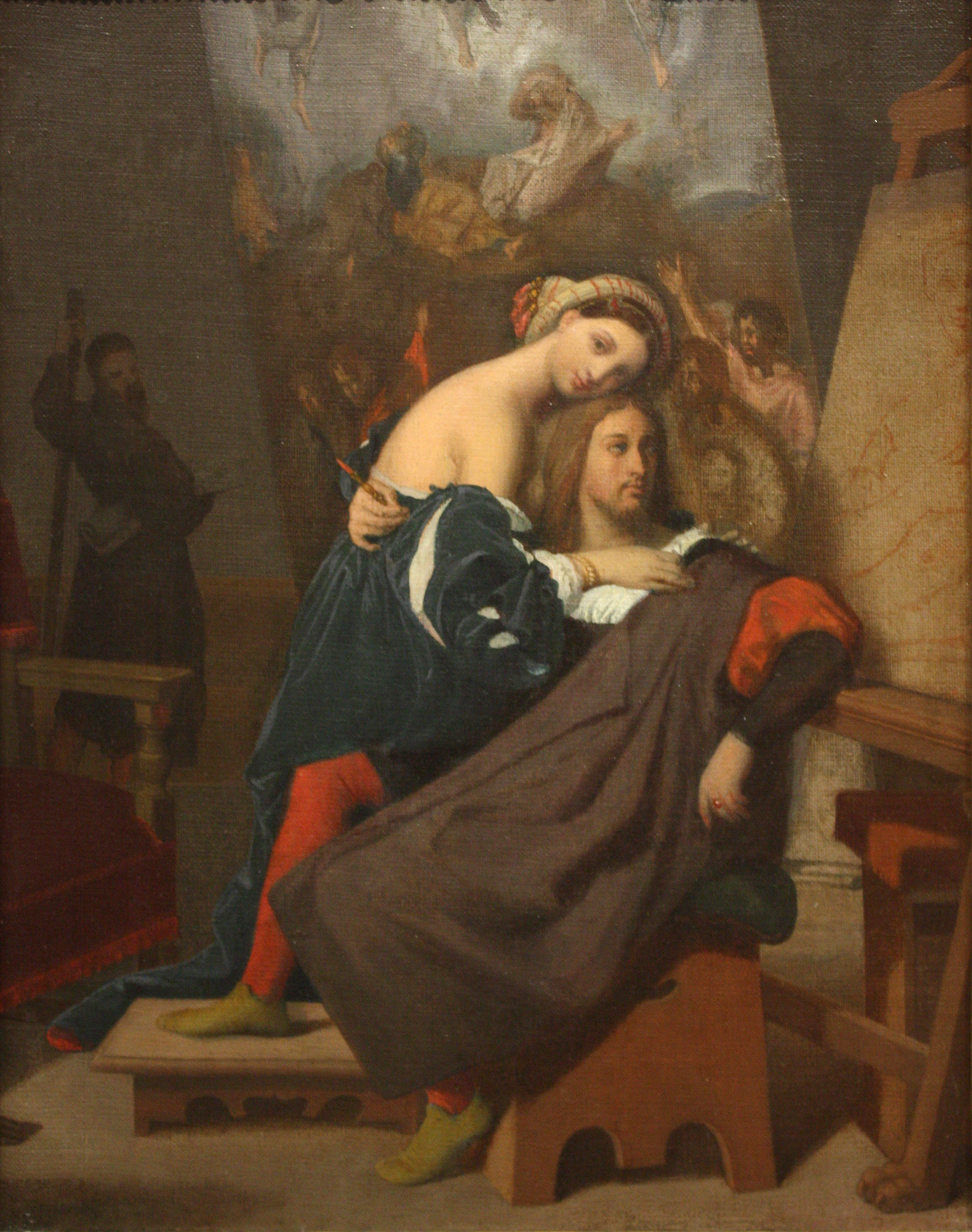 Raphaël ja leipurin tytär - Jean-Auguste-Dominique Ingres