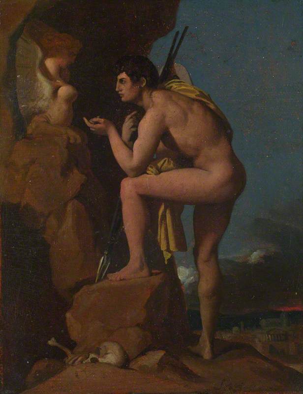 Ödipus ja sfinksi - Jean-Auguste-Dominique Ingres