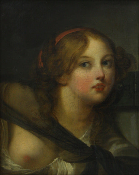 Tytön muotokuva - Jean-Baptiste Greuze