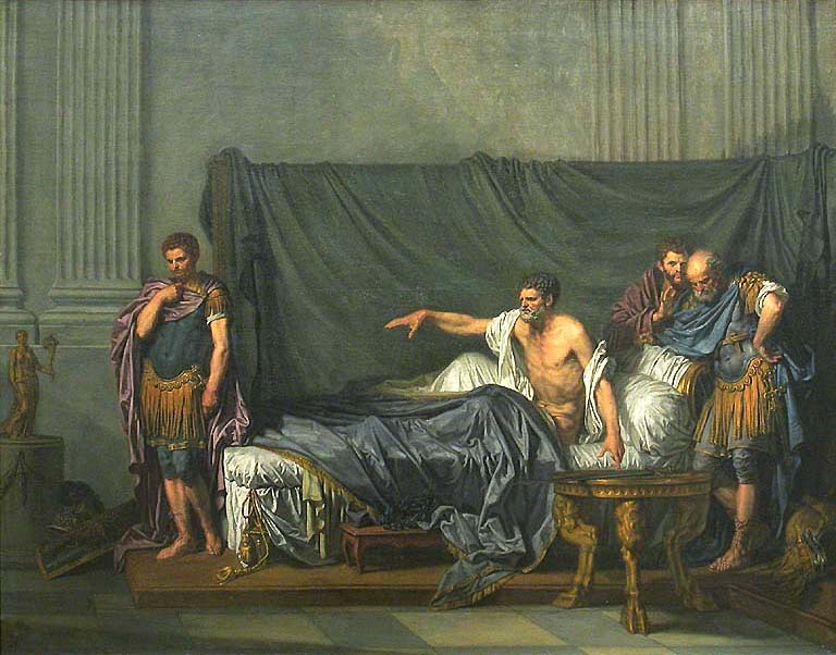 Septime Sévère ja Caracalla - Jean-Baptiste Greuze