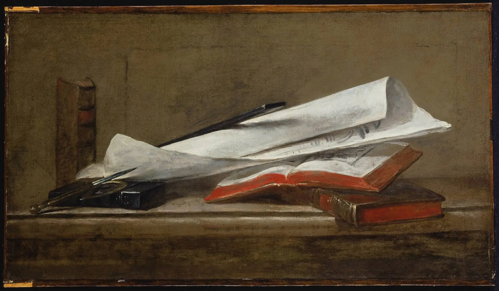 Attributs de l’architecte - Jean Siméon Chardin - Alpha Reproduction