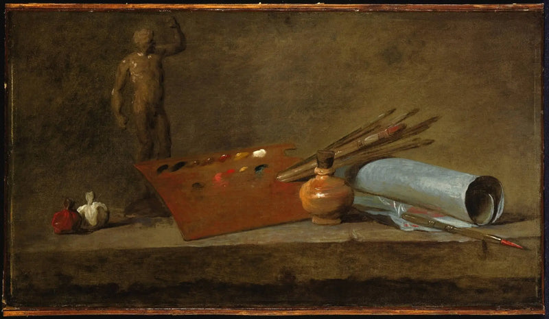 Taiteilijan attribuutit - Jean Siméon Chardin