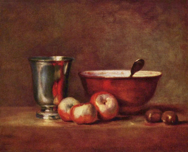Hopeinen kuppi - Jean Siméon Chardin