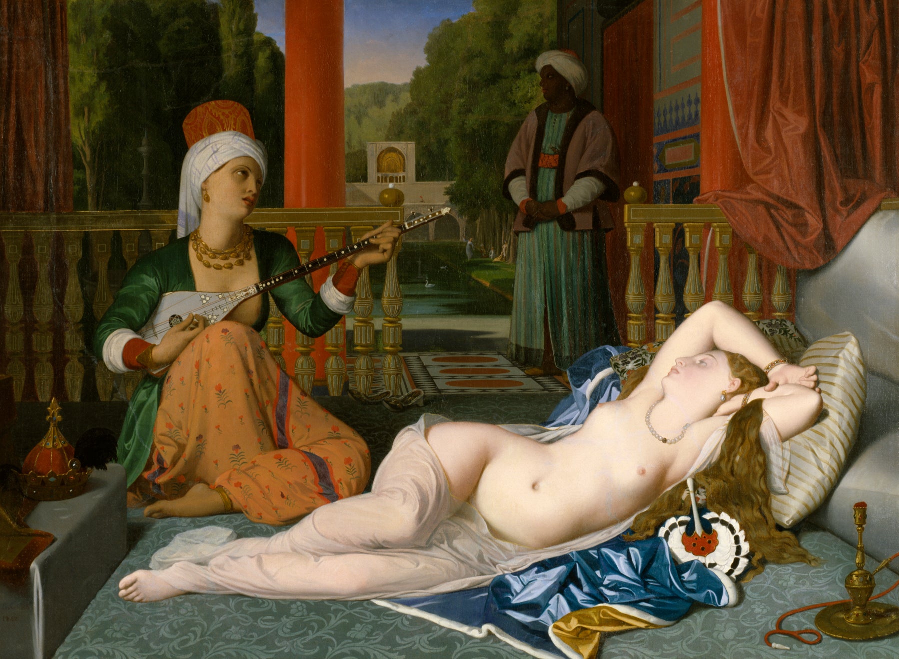 Orjattaren ja orjan - Jean-Auguste-Dominique Ingres