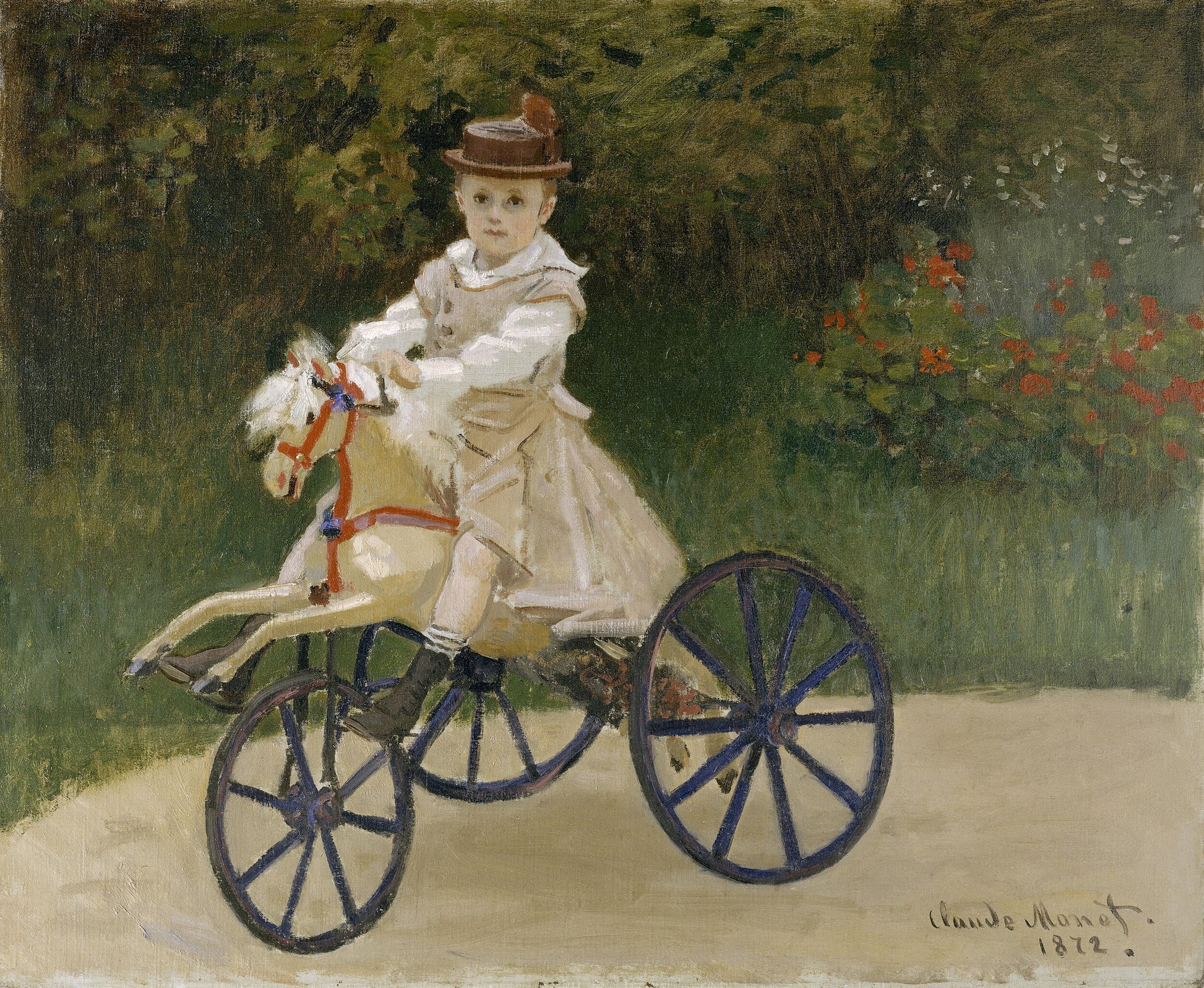 Jean Monet (1867-1913) harrastuksensa hevosen selässä - Claude Monet
