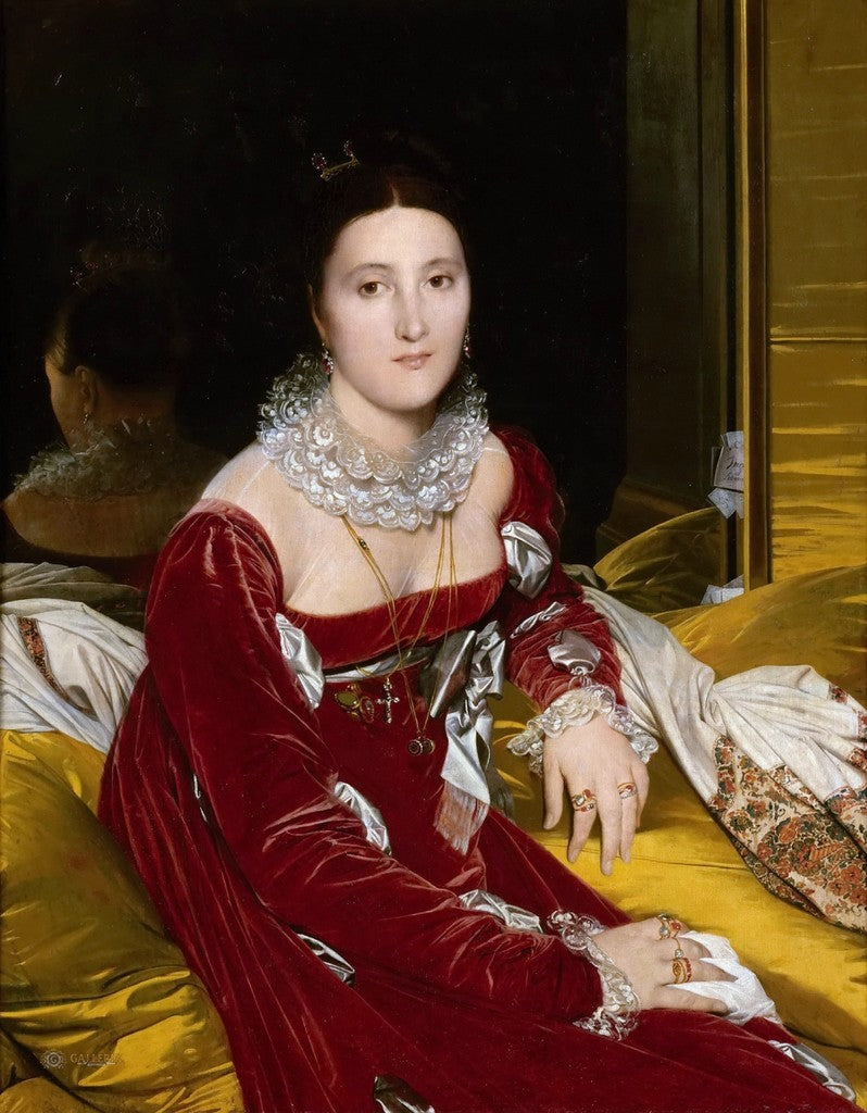 Madame de Senonnesin muotokuva - Jean-Auguste-Dominique Ingres