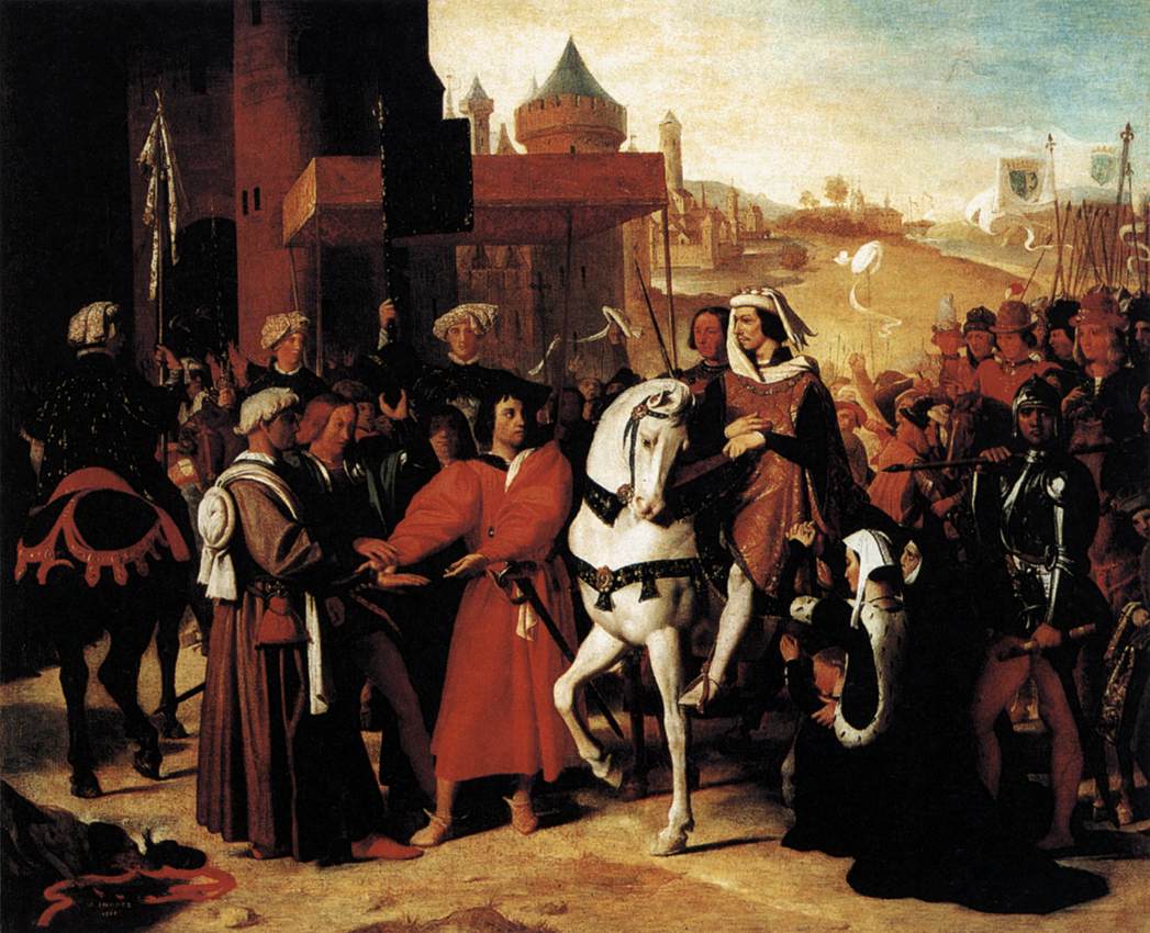 Dauphinin saapuminen Pariisiin, tuleva Charles V - Jean-Auguste-Dominique Ingres