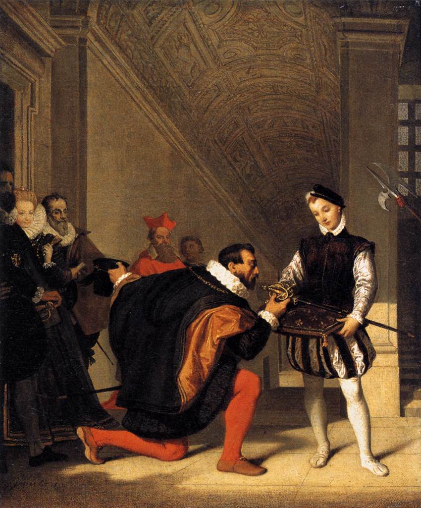 Don Pedro de Tolède suutelee Henri IV:n miekkaa - Jean-Auguste-Dominique Ingres