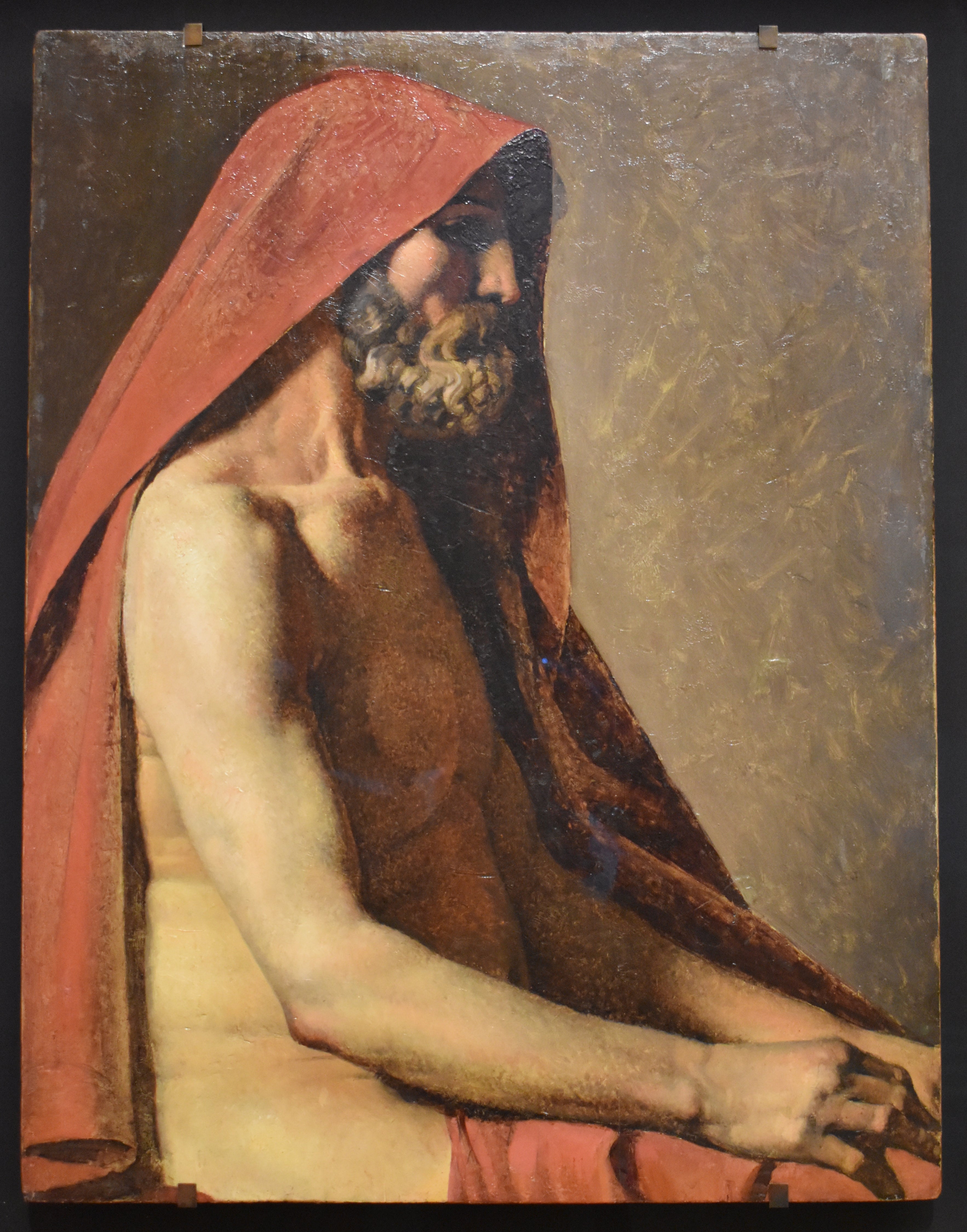 Istuvan miehen profiili - Jean-Auguste-Dominique Ingres
