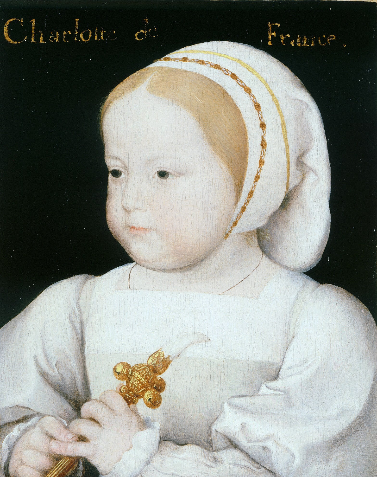 Portrait de Madeleine de France (1520-1537), troisième fille de François Ier (1494-1537) et de Claude de France (1499-1524) - Jean Clouet