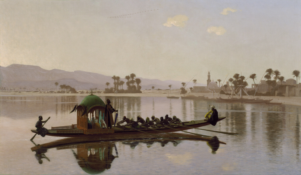 Reproduction du tableau « Excursion du Harem - Jean-Léon Gérôme » par Alpha Reproduction en peinture à l’huile
