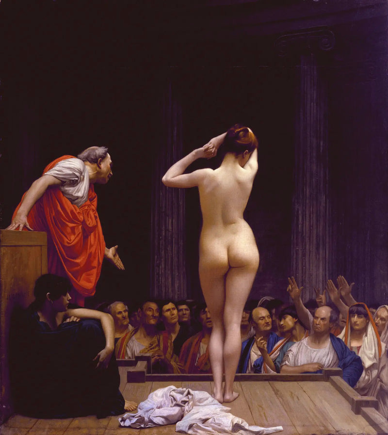 Roomalainen orjamarkkinat - Jean-Léon Gérôme