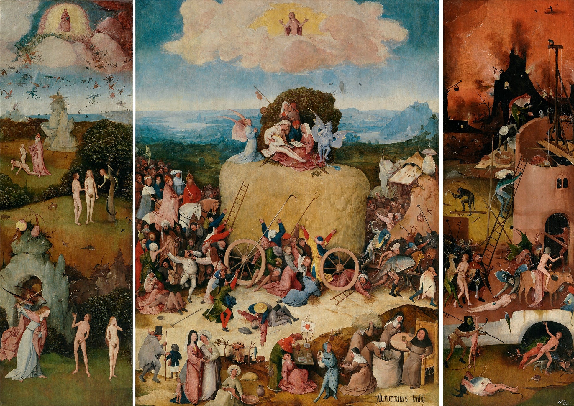 Heinäteltta - Hieronymus Bosch