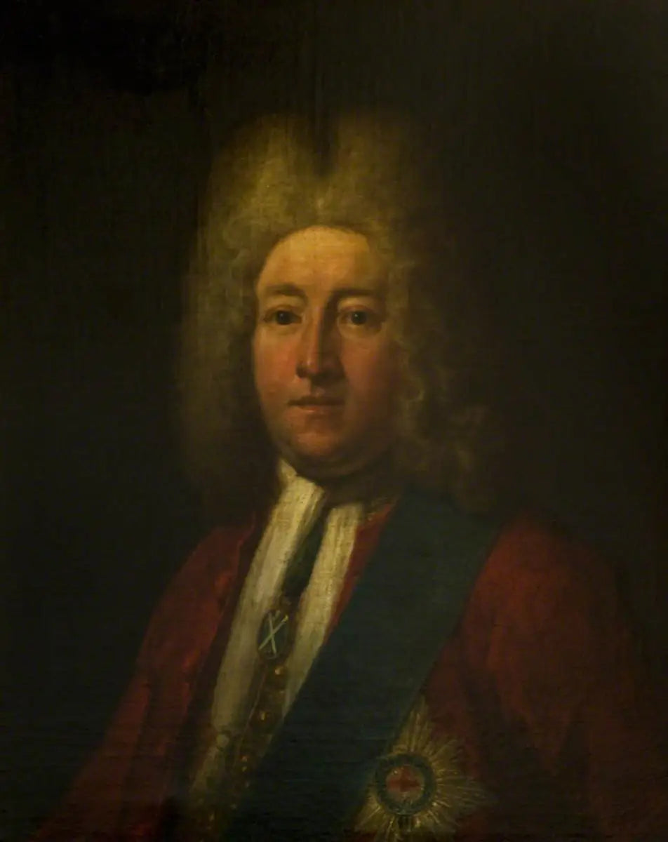 John Erskine 6e comte de Mar (décédé en 1732) KT - Hyacinthe Rigaud - Alpha Reproduction