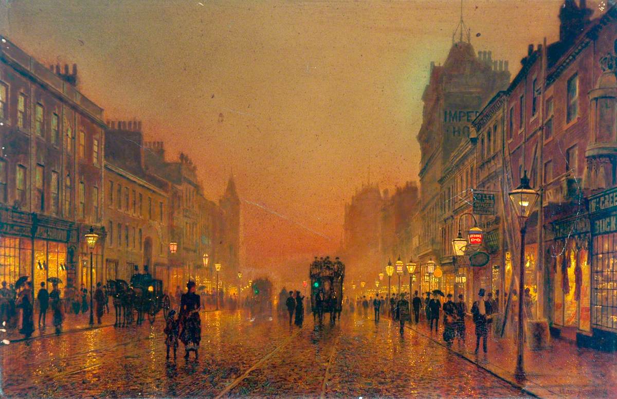 Briggate, Leeds - John Atkinson Grimshaw