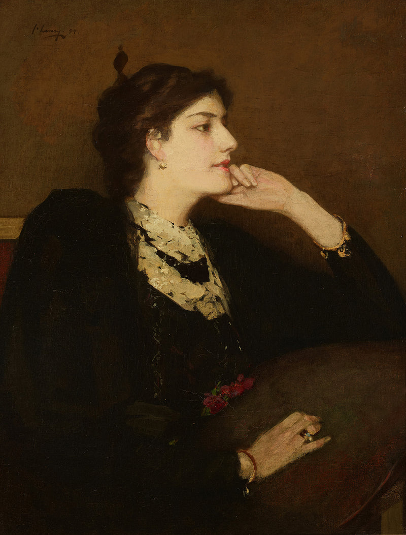 Nainen mustassa - John Lavery