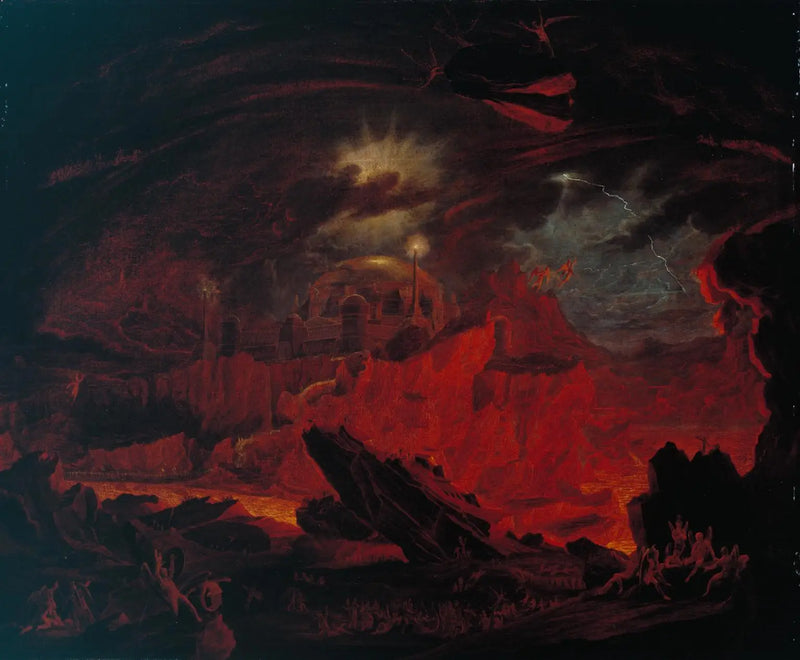 Anselmien lankeemus helvetissä - John Martin