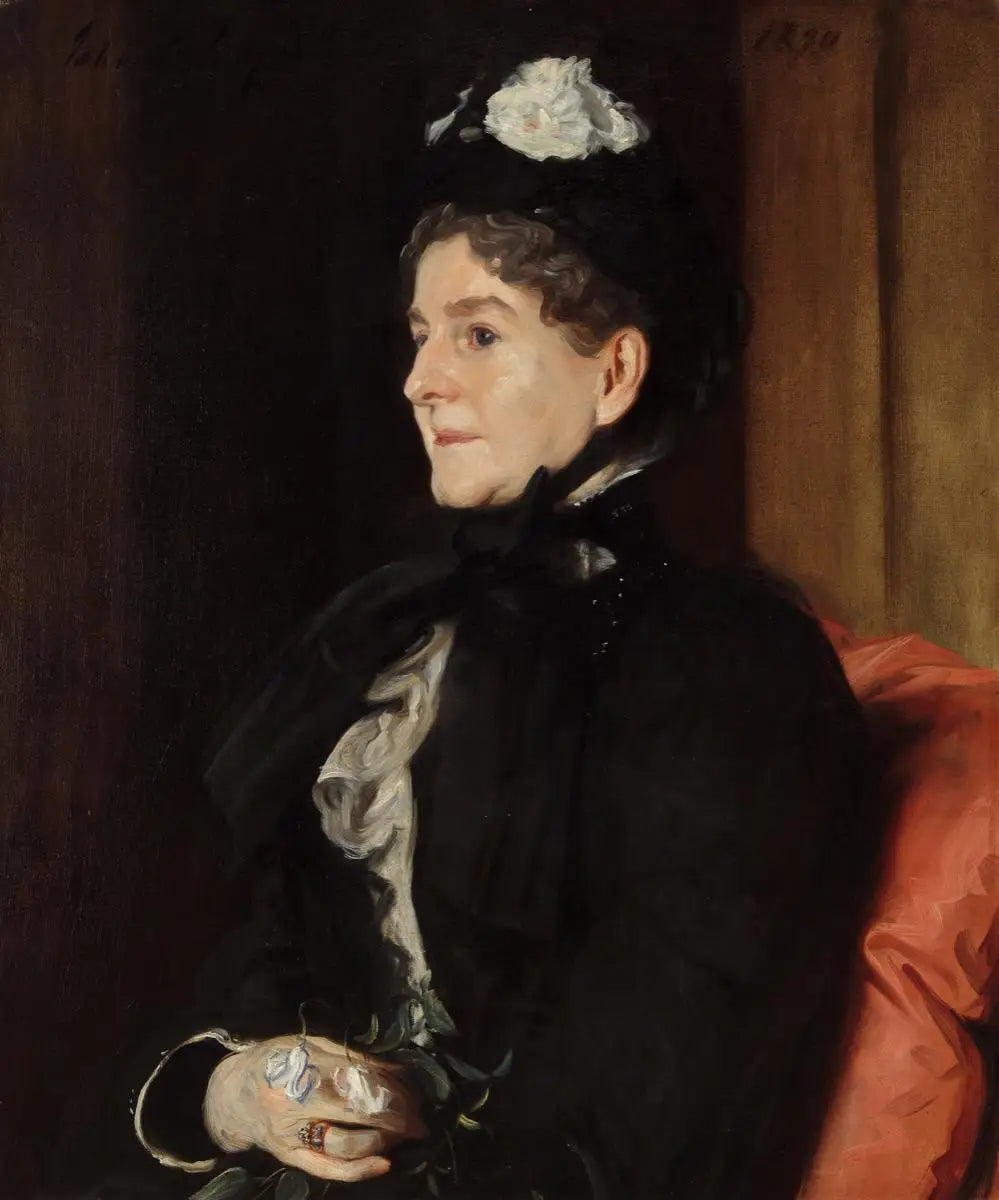 Reproduction du tableau « Portrait de Mme Alexander H. Bullock - John Singer Sargent » par Alpha Reproduction en peinture à l’huile
