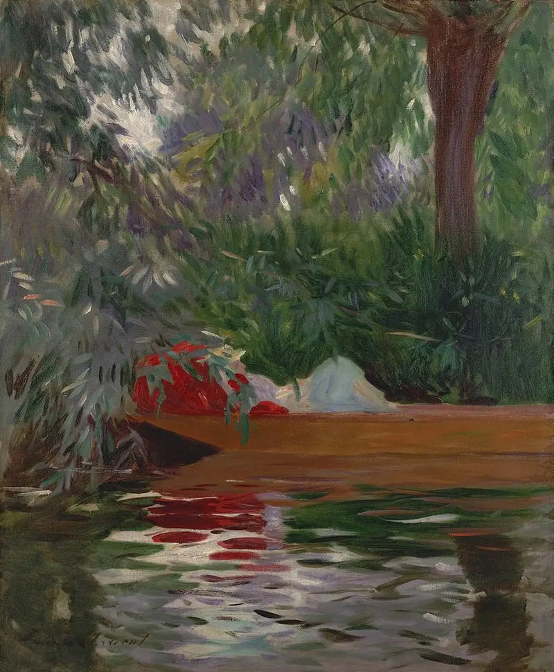 Pajujen alla - John Singer Sargent